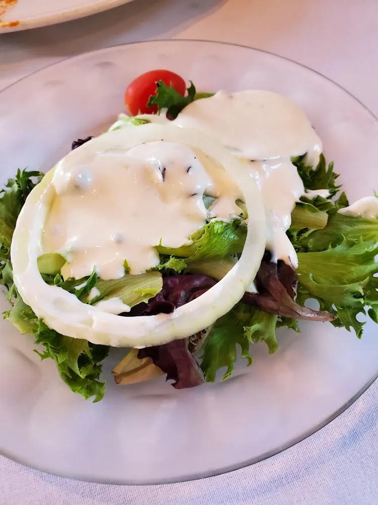Side Salad with Blue Cheese Dressing